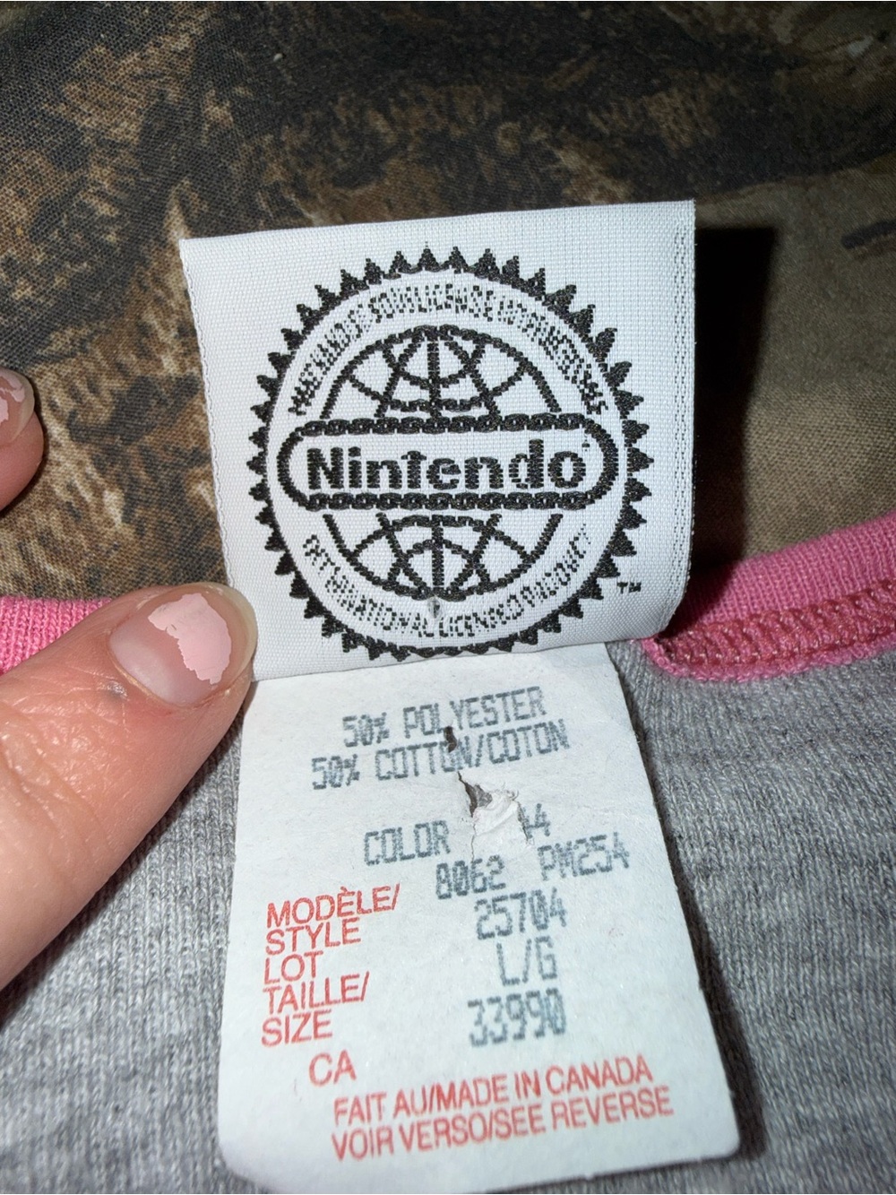 ✨Rare vintage ✨Pokemon Gray & Pink Jigglypuff Short Sleeve Tee - Picture 5 of 5